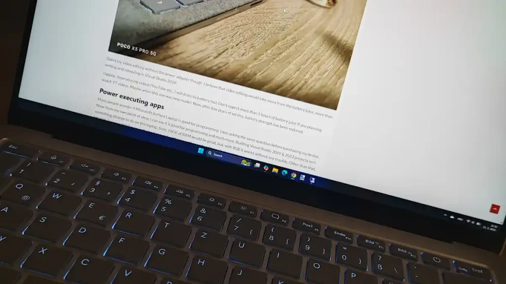 Laptop 7 pozadinsko osvjetljenje