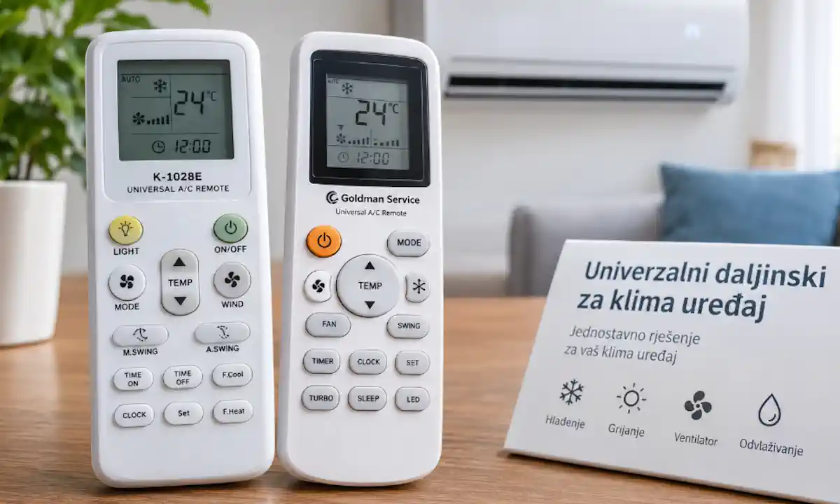 Univerzalni daljinski za klima uređaj – kako odabrati i programirati daljinski