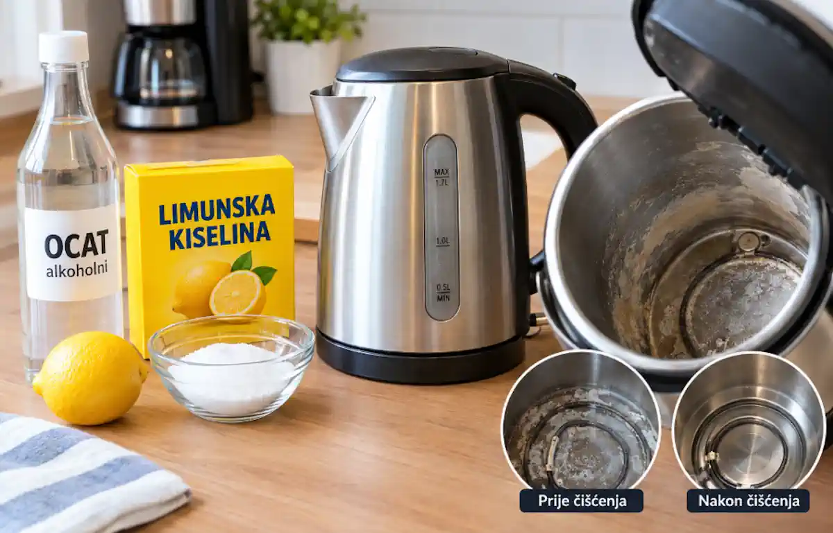 Kako očistiti kuhalo za kavu od kamenca – provjerene metode i kućni sastojci