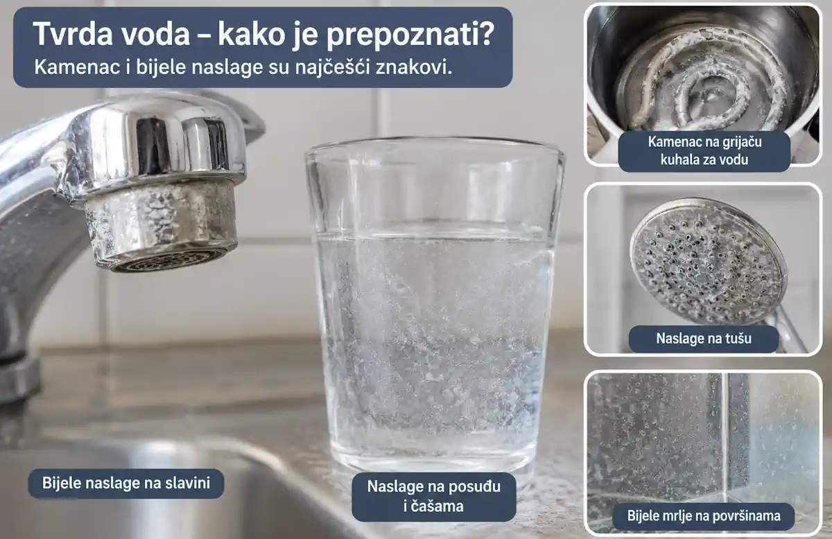 Što je tvrda voda i kako zaštititi kućanske aparate od kamenca?