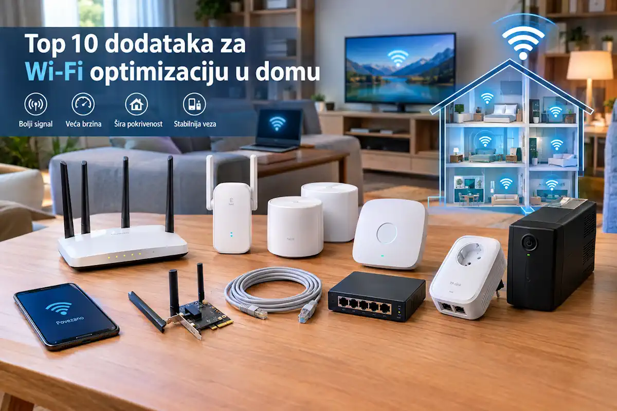 Top 10 dodataka za Wi-Fi optimizaciju u domu